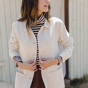 Tradlands FIELD CHORE COAT CREAM